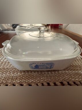 Vintage corningware browning skillet